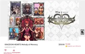 王国之心：回忆的旋律/王国之心：记忆旋律/Kingdom Hearts：Melody of Memory