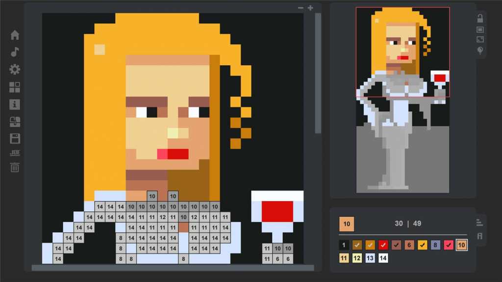 涂色游戏:像素/Coloring Game: Pixel