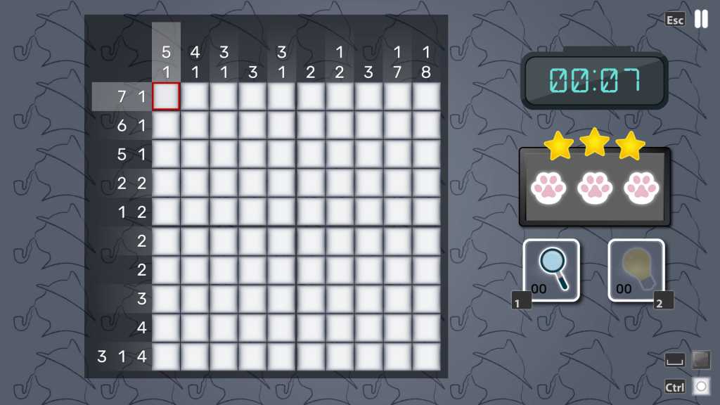 夏洛克猫·福尔摩斯绘图方块/SherloCAT Holmes Nonogram