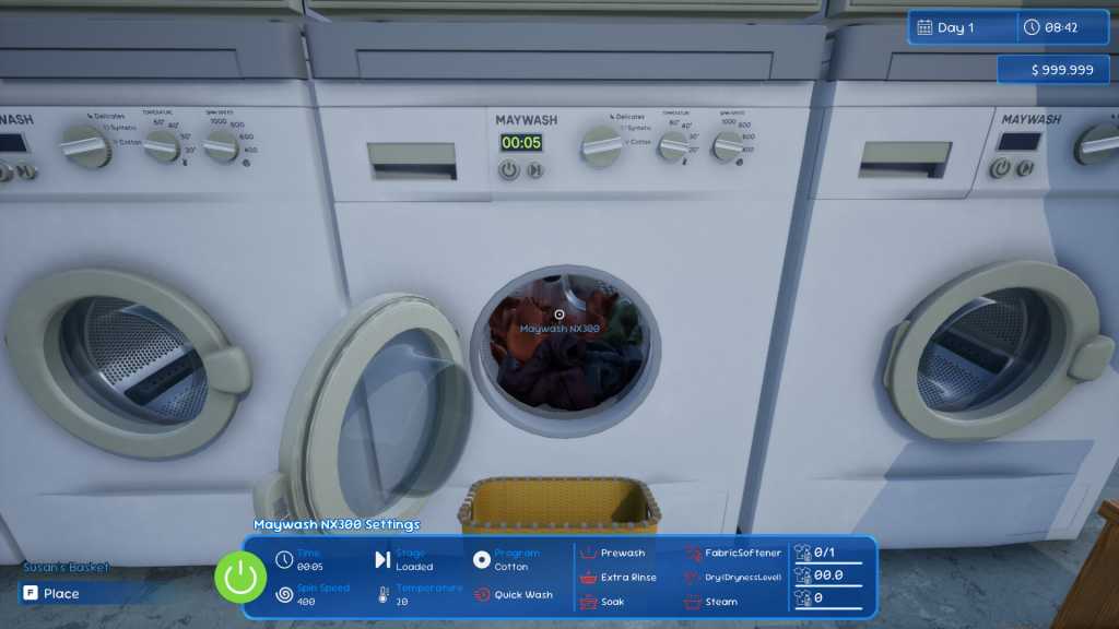 洗衣店经理模拟器/Laundromat Manager Simulator
