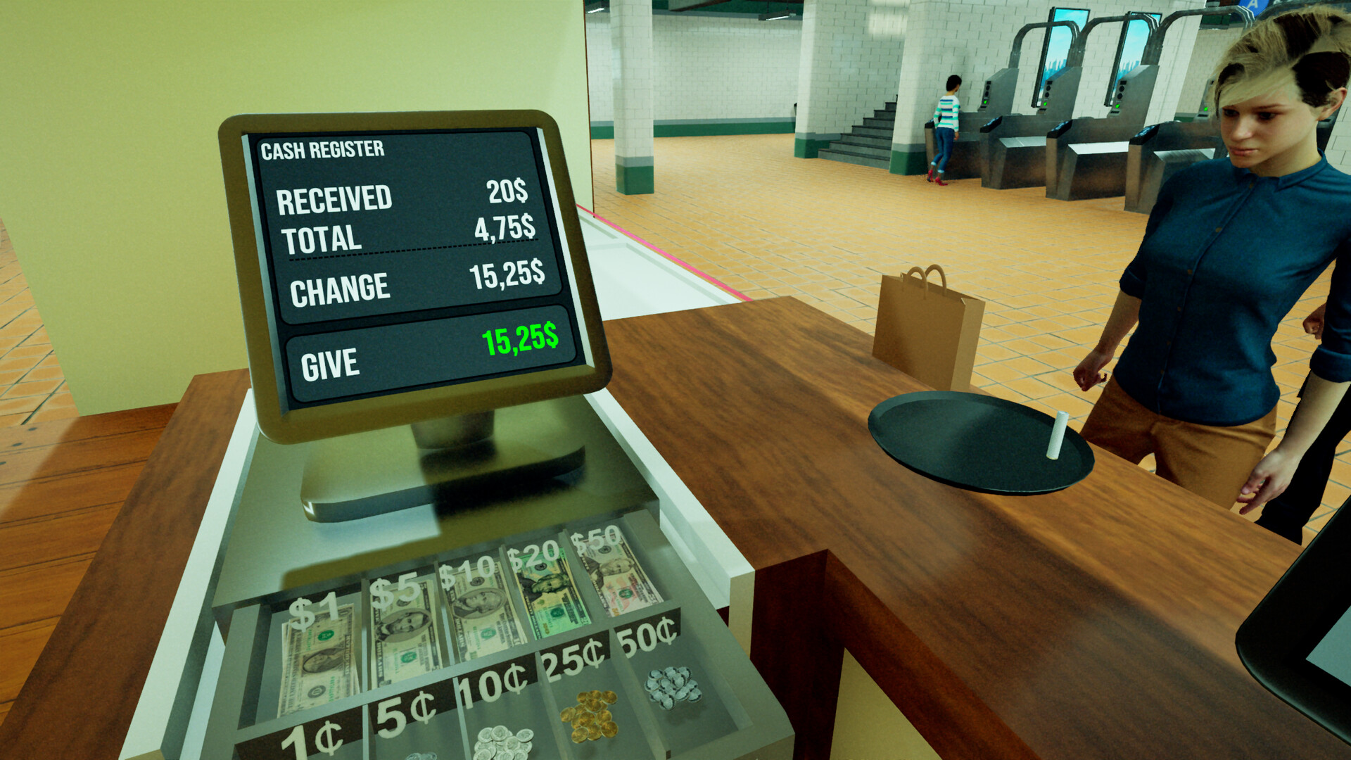 地铁迷你市场模拟器/Metro Mini Market Simulator