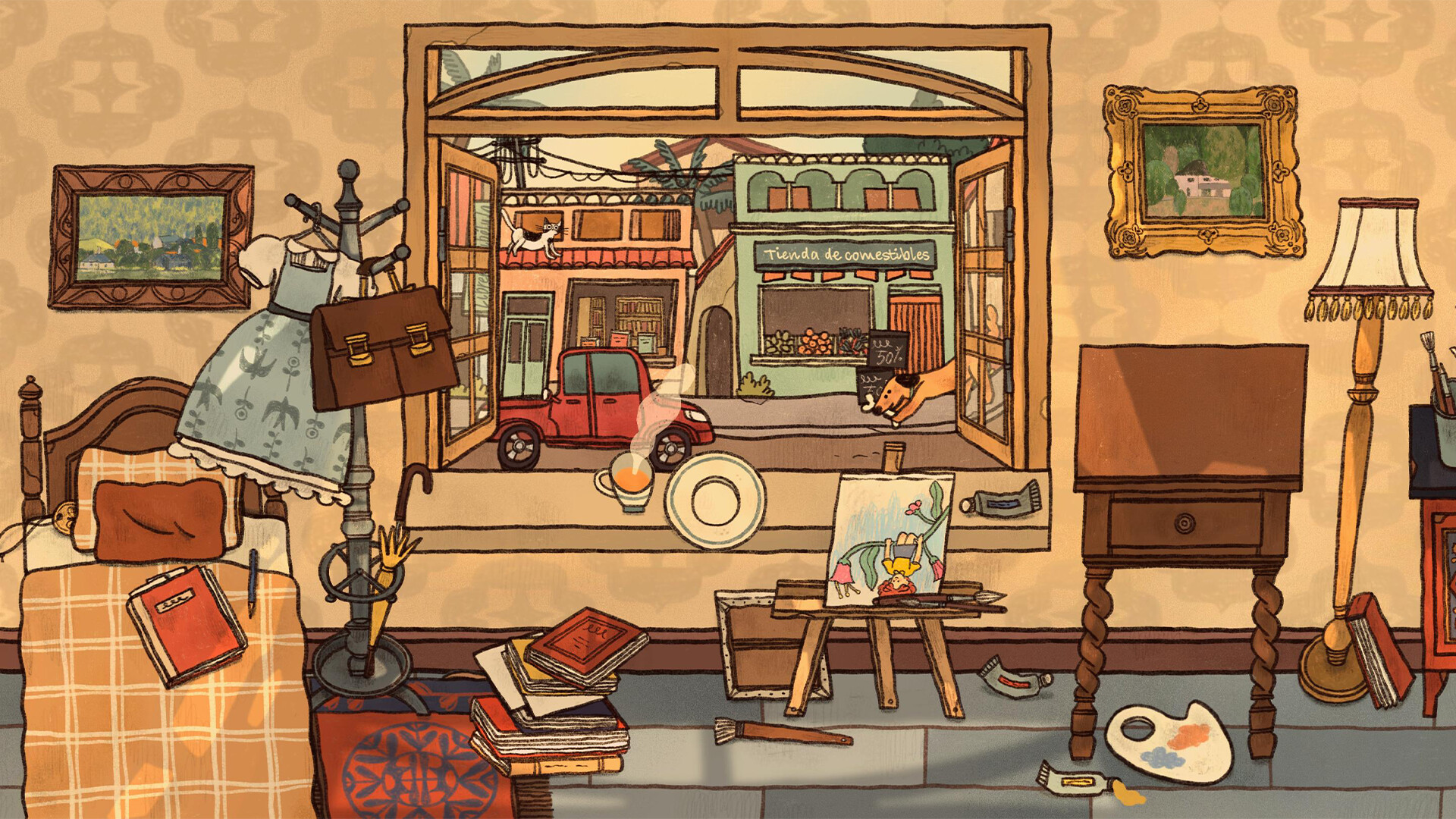 窗台上的蝴蝶/Reviver