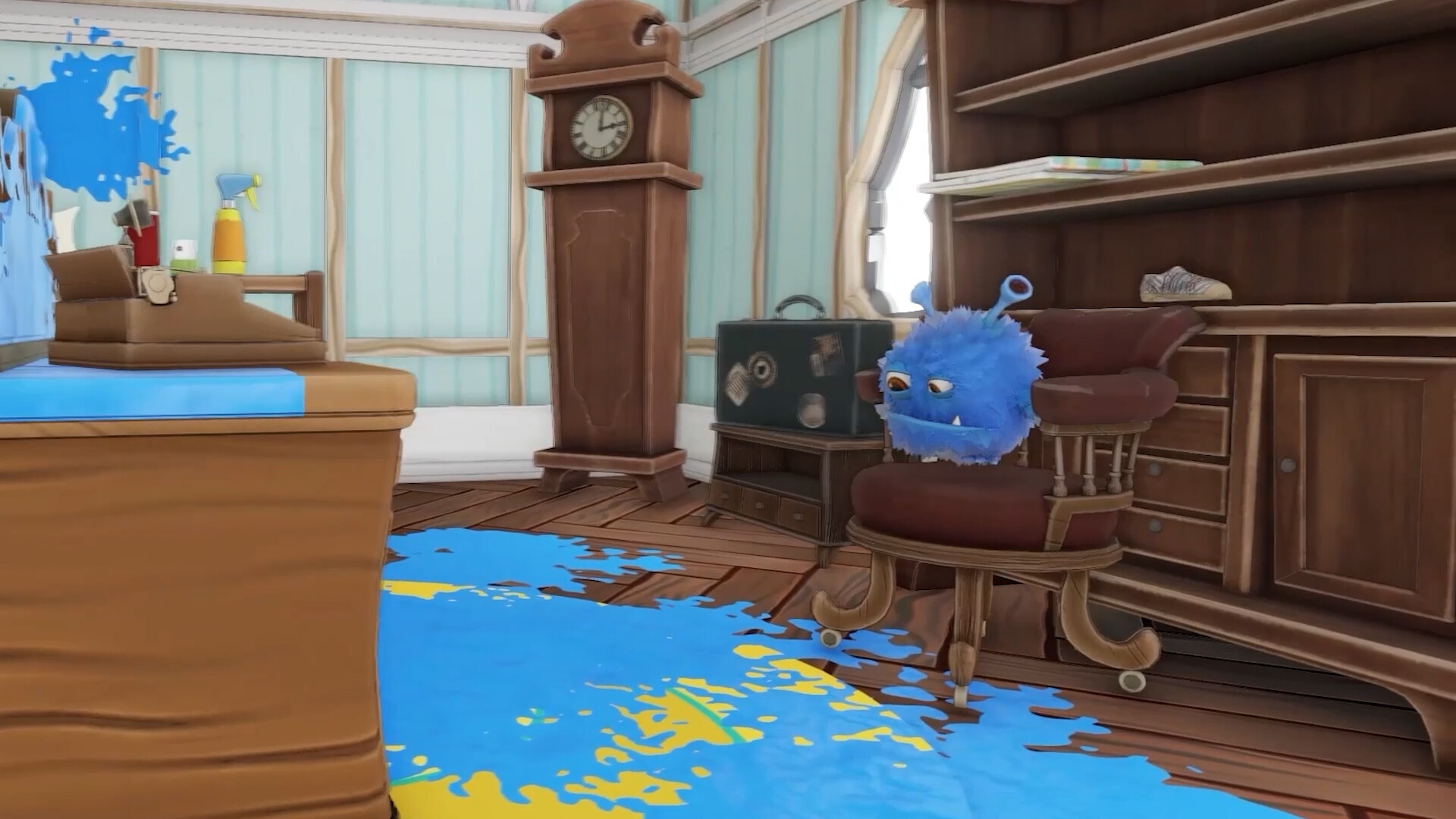 洗刷刷模拟器/Monster Mop Up