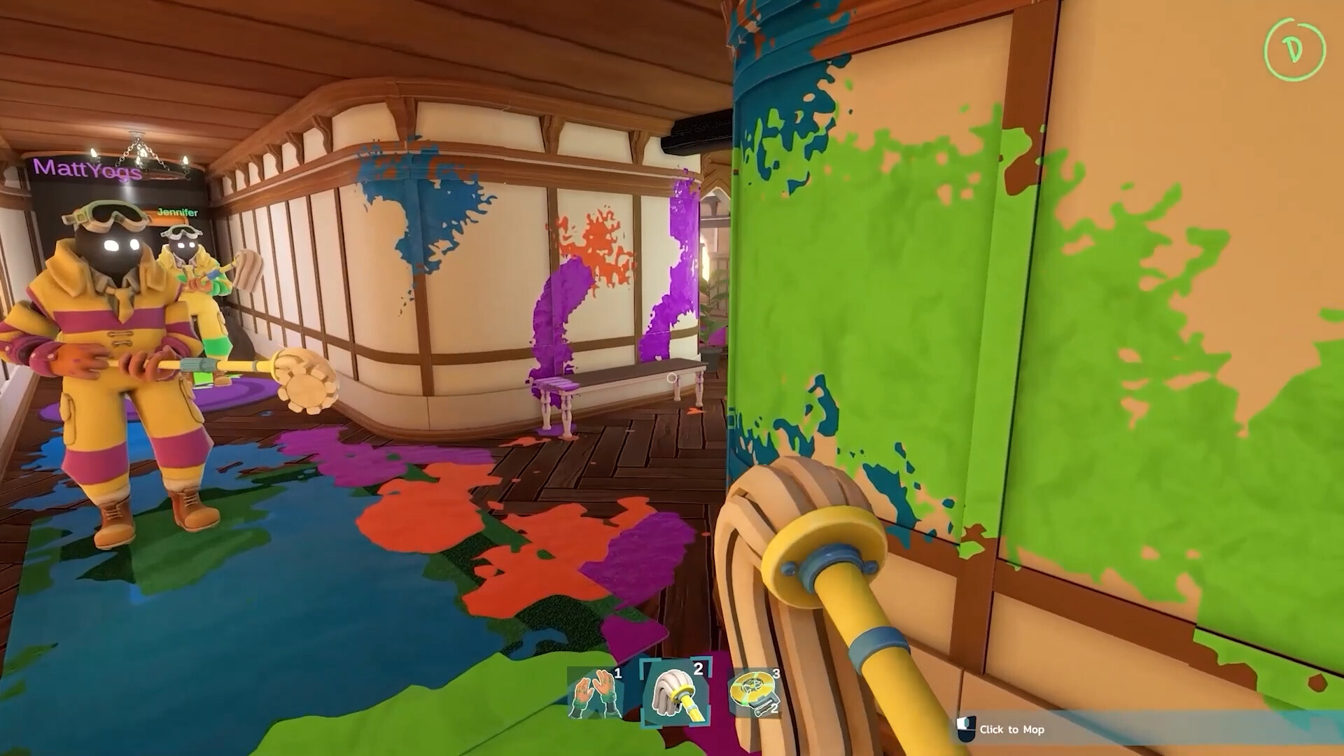 洗刷刷模拟器/Monster Mop Up