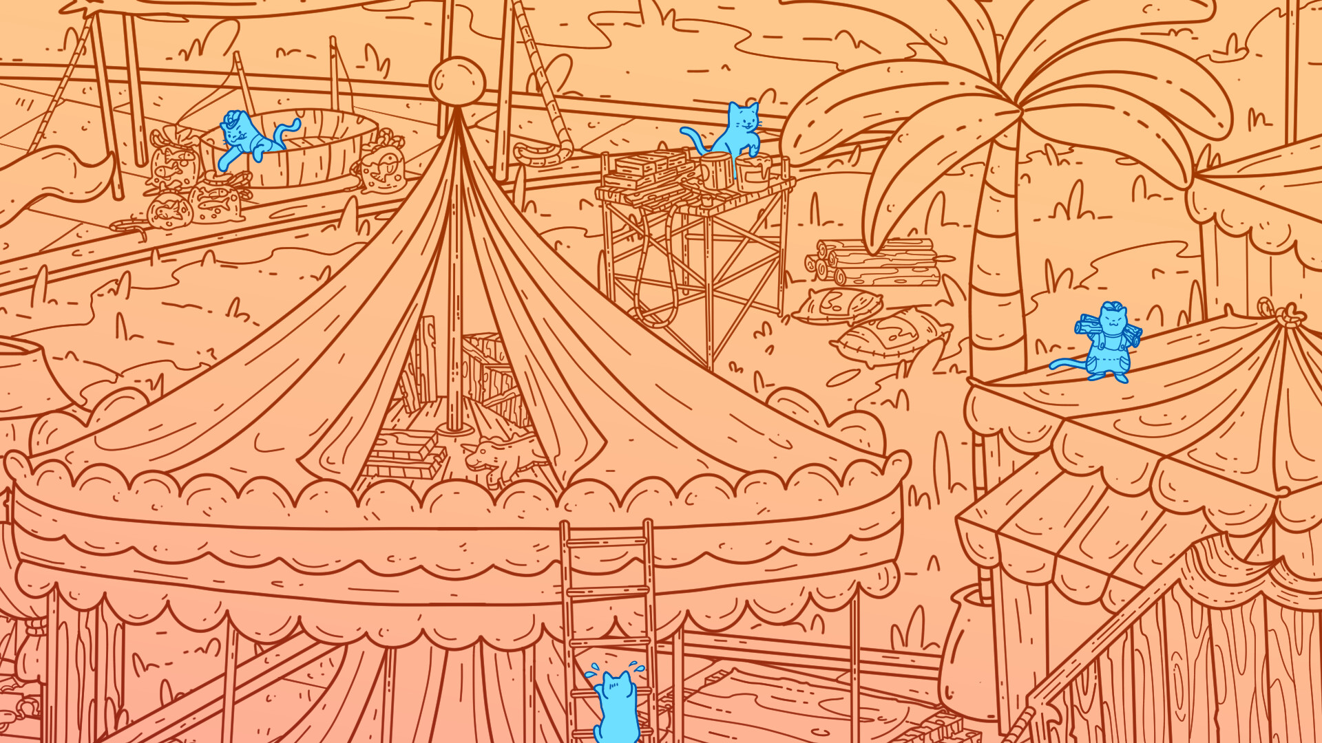 游乐园里满是猫/A Park Full of Cats