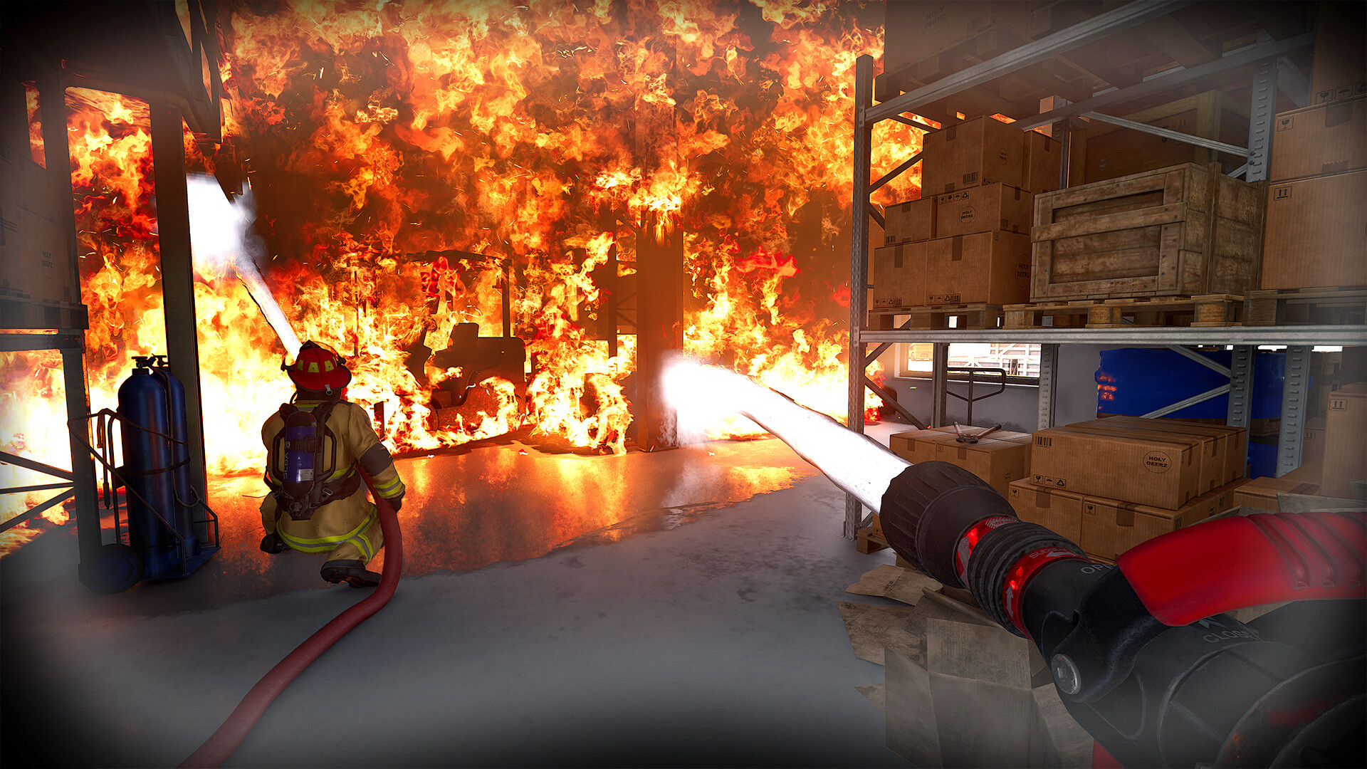 消防模拟:火苗燃动/Firefighting Simulator: Ignite