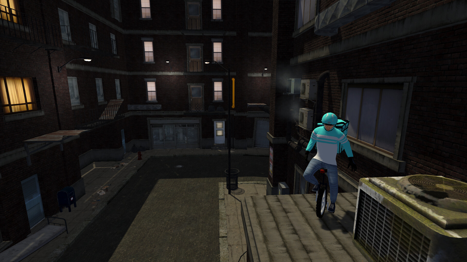 独轮车披萨时间!/Unicycle Pizza Time!