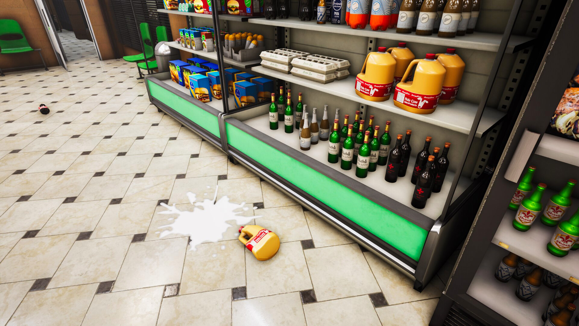 出口前:超市/Before Exit: Supermarket