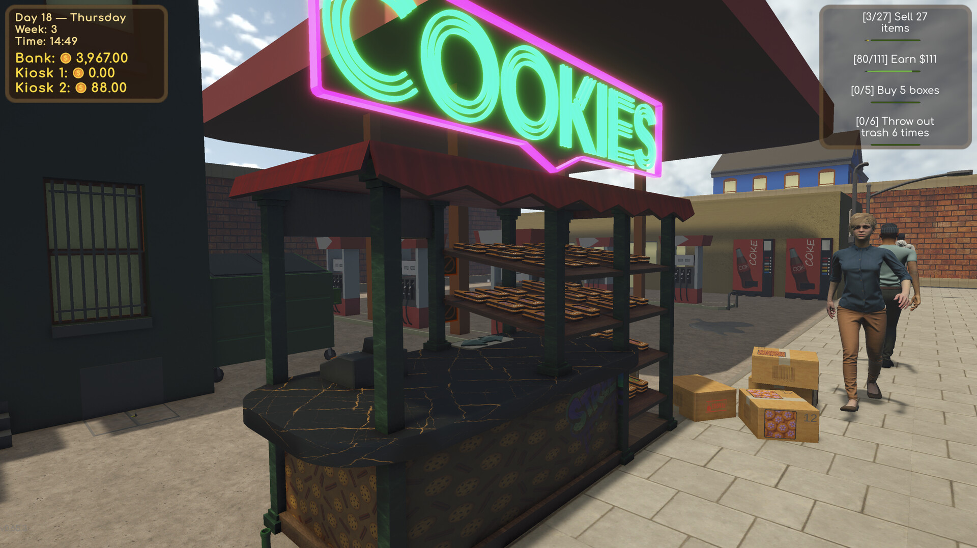 巧克力摊位模拟器/Choco Kiosk Simulator